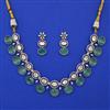 Kundan Classic Necklace with Mehndi Plating