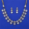 Kundan Classic Necklace with Mehndi Plating
