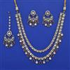 Kundan Layered Necklace with Mehndi Plating