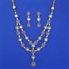 Kundan Layered Necklace with Mehndi Plating