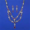 Kundan Layered Necklace with Mehndi Plating