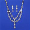 Kundan Layered Necklace with Mehndi Plating