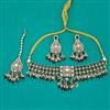 Kundan Choker Necklace with Mehndi Plating
