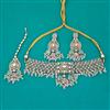 Kundan Choker Necklace with Mehndi Plating