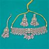 Kundan Choker Necklace with Mehndi Plating