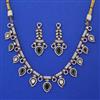 Kundan Classic Necklace with Mehndi Plating