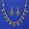 Kundan Classic Necklace with Mehndi Plating