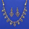 Kundan Classic Necklace with Mehndi Plating