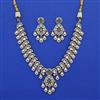 Kundan Classic Necklace with Mehndi Plating
