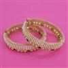Kundan Pearl Bangles with Carat Plating