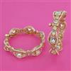 Kundan Pearl Bangles with Carat Plating