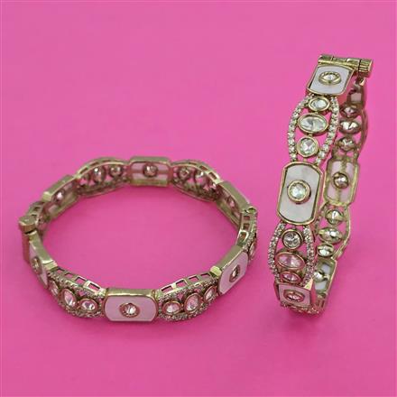 Kundan 2 Pc with Mehndi Plating