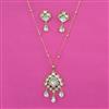 Kundan Classic Pendant Set with Carat Plating