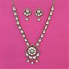 Kundan Classic Necklace with Mehndi Plating