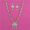 Kundan Mother Of Pearl Necklace with Carat Plating
