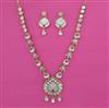 Kundan Mother Of Pearl Necklace with Carat Plating