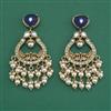 Kundan Pearl Earring with Rajwadi Matte Plating