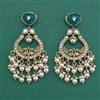 Kundan Pearl Earring with Rajwadi Matte Plating