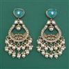 Kundan Pearl Earring with Rajwadi Matte Plating