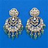 Kundan Long Earring with Rajwadi Matte Plating