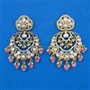 Kundan Long Earring with Rajwadi Matte Plating
