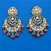 Kundan Long Earring with Rajwadi Matte Plating