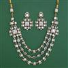 Kundan Layered Necklace with Mehndi Plating