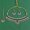 Kundan Classic Necklace with Mehndi Plating