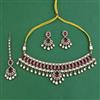 Kundan Classic Necklace with Mehndi Plating