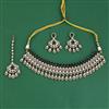Kundan Classic Necklace with Mehndi Plating