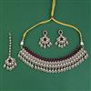 Kundan Classic Necklace with Mehndi Plating