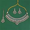 Kundan Classic Necklace with Mehndi Plating