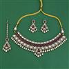 Kundan Classic Necklace with Mehndi Plating