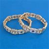 Kundan Openable Bangles with Carat Plating