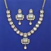 Kundan Classic Necklace with Mehndi Plating