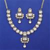 Kundan Classic Necklace with Mehndi Plating