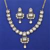 Kundan Classic Necklace with Mehndi Plating