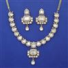 Kundan Classic Necklace with Mehndi Plating
