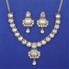 Kundan Classic Necklace with Mehndi Plating