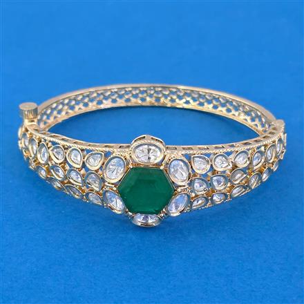 Kundan Openable kada with Carat Plating