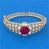 Kundan Openable kada with Carat Plating