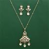 Kundan Meenakari Pendant Set with Carat Plating