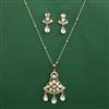 Kundan Meenakari Pendant Set with Carat Plating