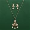 Kundan Meenakari Pendant Set with Carat Plating