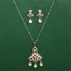 Kundan Meenakari Pendant Set with Carat Plating