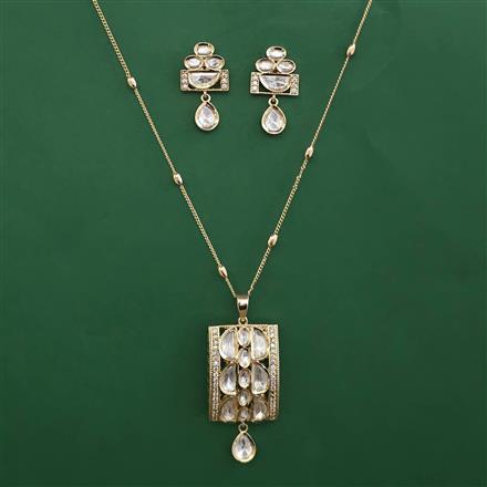Kundan Classic Pendant Set with Carat Plating