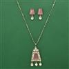 Kundan Classic Pendant Set with Mehndi Plating