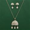 Kundan Classic Pendant Set with Carat Plating