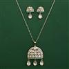 Kundan Classic Pendant Set with Carat Plating