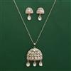 Kundan Classic Pendant Set with Carat Plating